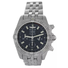 Pre-owned Breitling Blackbird Chronograph Automatic Chronometer Watch Model A44359