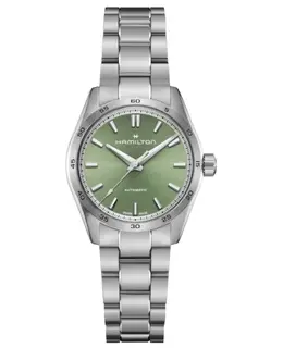 HAMILTON JAZZMASTERO PERFORMER AUTO GREEN DIAL H36105160