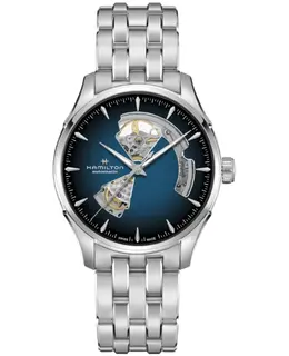 Hamilton Jazzmaster Open Heart Automatic Blue Dial Steel Men's Watch h32675140