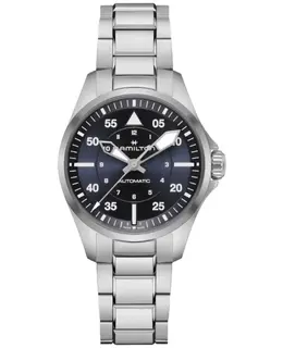 Hamilton H76215140 Khaki Aviation Pilot Auto-Blue Dial Stainless Steel Men's Watch