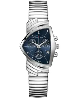 Hamilton Ventura Chrono Quartz "Elvis Blue Suede Shoes" Steel Men's Watch H24432141