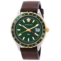 Versace Hellenyium Quartz Green Dial Mens Watch v11090017