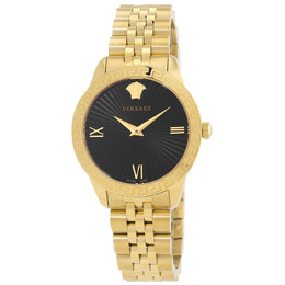 Versace Greca Signature Black Dial Ladies Watch vevc01121