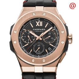 Chopard Alpine Eagle XL Chronograph Automatic Black Dial Mens Watch 295387 9001