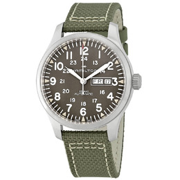 Hamilton Khaki Field Automatic Grey Dial Mens Watch h70535081