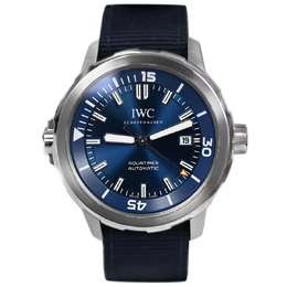 Pre-owned IWC Aquatimer Blue Dial Mens Watch IW328801