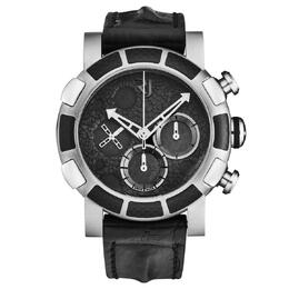 RJ Moon Dust-Dna Chronograph Automatic Black Dial Mens Watch RJ.MD.CH.101.10