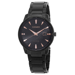 Citizen Pair Eco-Drive BM7595-89E - Black Dial Men's Watch