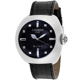 Locman-Classic Quartz Black Dial Ladies Watch 4100BK