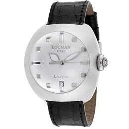 Locman Classic Quartz Silver Dial Ladies Watch 4102sk