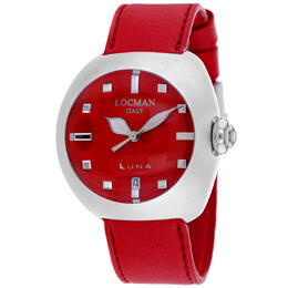 Locman Classic Quartz Red Dial Ladies Watch 4100rd