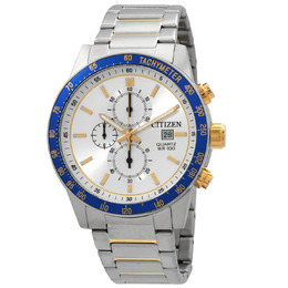 Citizen Chronograph Quartz Silver Dial Mens Watch AN3686-53A