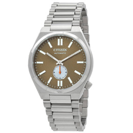 Citizen Tsuyosa Automatic Mens Watch with Green Dial and Chronograph Subdials