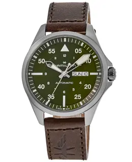 HAMILTON H64635560: Men's Fashion Auto Chronograph Green Dial