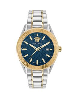 Часы V-код, 42 мм Versace, цвет Blue 4732810 | blue/silver