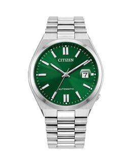 Спортивные роскошные часы, 40 мм Citizen, цвет Green 4924020 | green/silver