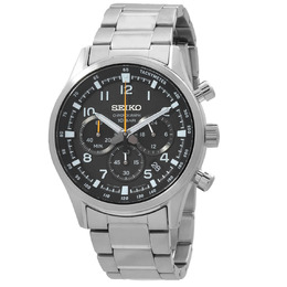 Seiko Sport Chronograph Quartz Black Dial Mens Watch SSB447P1