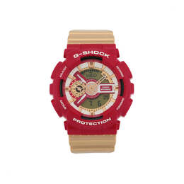 Часы Casio G-Shock Analog-Digital 'Iron Man', красный ga-110cs-4a | red