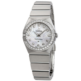 Pre-owned Omega Constellation Ladies Watch 123.15.24.60.55.002