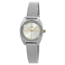 TW2T37700VQ: Ladies' Analog Quartz Watch with Silver Dial and Gold Tone Hands