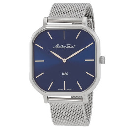 Mathey-Tissot Monsoon Square Quartz Blue Dial Mens Watch h7917abu