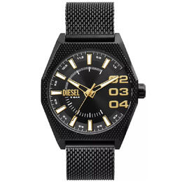 Diesel Mens Watch DZ2194 Scraper Quartz Black Dial