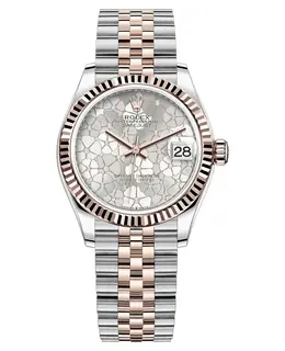 Rolex Datejust 31mm Floral-Motif Diamond Dial Women's Watch Model M278271-0032