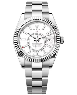 Rolex Sky-Dweller White Rolesor GMT Watch Model M336934-0003