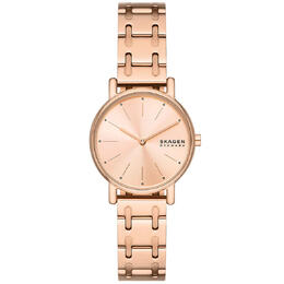 Skagen Signatur Lille Quartz Rose Gold Dial Ladies Watch skw3125