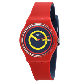 Swatch January Blue Dial Mens Watch - SO28R702