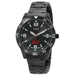 Timex UFC Street Mens Watch TW2V56200JT Gunmetal Case Black Dial Quartz