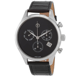 Mathey-Tissot Urban Chrono Chronograph Quartz Black Dial Mens Watch h411chlnm