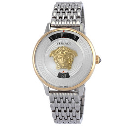 Versace Medusa Icon Quartz Silver Dial Ladies Watch vez200321