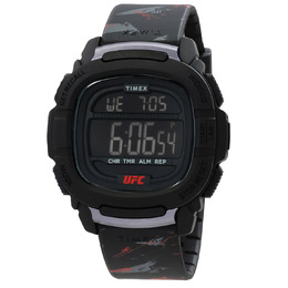 Timex UFC Command Quartz Digital Black Dial Mens Watch TW2V85200JR