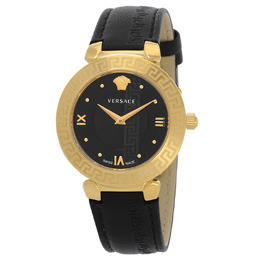 Versace Daphnis Quartz Black Dial Ladies Watch v16050017