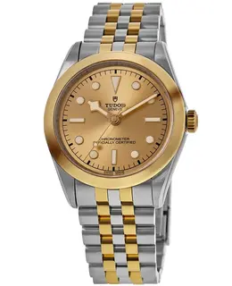 Tudor Black Bay S&G Automatic M79663-0005 - Yellow Gold Dial, Steel Capped Case
