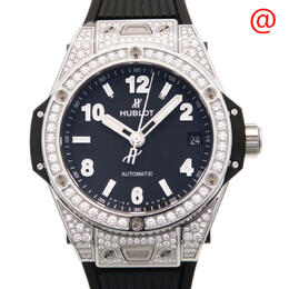 Hublot Big Bang Automatic Diamond Black Dial Unisex Watch 465.sx.1170.rx.1604