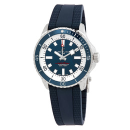 Breitling Superocean Automatic Chronometer Blue Dial Mens Watch a17375e71c1s1