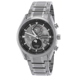 Citizen Tsuki-yomi A-T Perpetual World Time Grey Dial Mens Watch by1010-57h