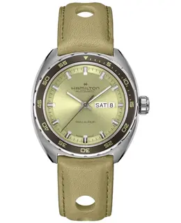 Hamilton American Classic Pan Europ Auto Day-Date Green Dial Men's Watch Model H35445860
