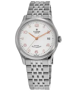 Tudor 1926 M91450-0013 Women's Watch: 36mm Automatic Steel with White Diamond Dial