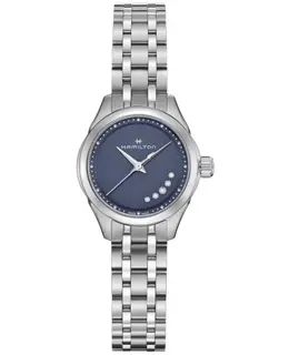 Hamilton Jazzmaster Lady Quartz Blue Diamond Dial Steel Women's Watch H32111140