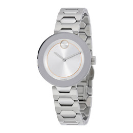 Movado Bold Silver Dial Ladies Watch Model 3600381