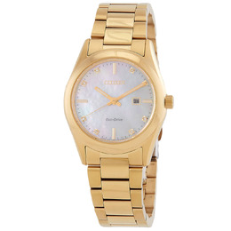 Citizen EW2702-59D - Sport Luxury Eco-Drive Watch with White Mother of Pearl Dial