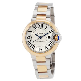 Cartier Ballon Bleu Automatic Silver Dial Ladies Watch W2BB0037