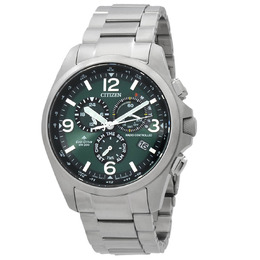 Citizen Promaster Land Chronograph Green Dial Mens Watch CB5921-59X