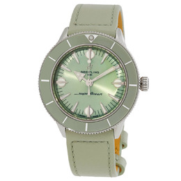 Breitling Superocean Heritage Automatic Green Dial Ladies Watch A10340361L1X1