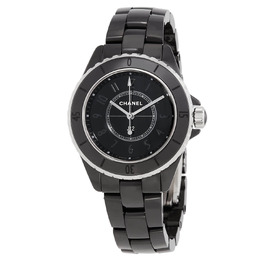 Chanel J12 Phantom Quartz Black Dial Ladies Watch h6346
