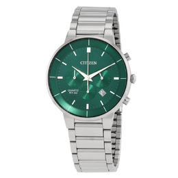 Citizen Chronograph Quartz Green Dial Mens Watch AN8220-52X