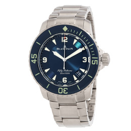 Blancpain Fifty Fathoms Automatic Blue Dial Mens Watch 5015-12b40-98b